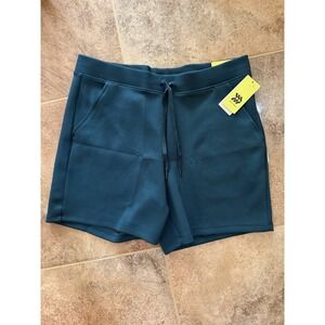All in Motion ~ Men's Teal Blue Spacer Shorts 7" Inseam Size L NWT